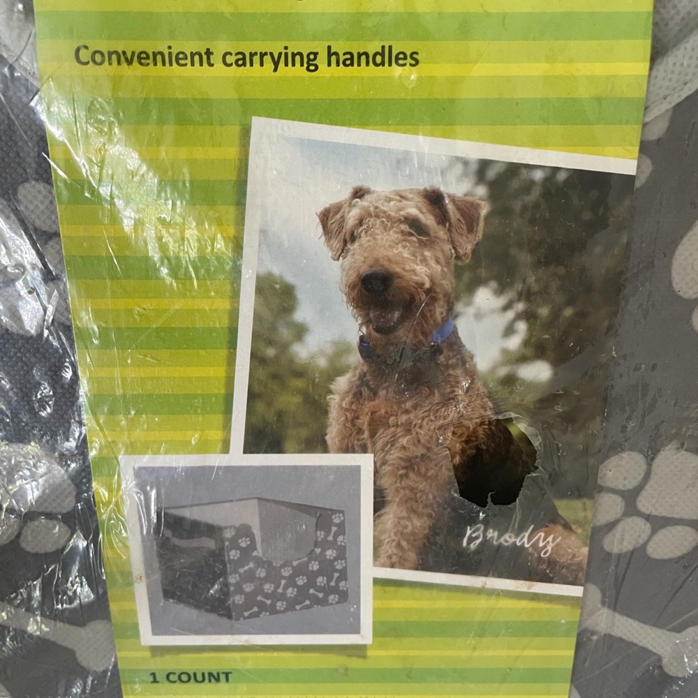 Top Paw Folding Storage Box/ Toys/Pet Bed NWT